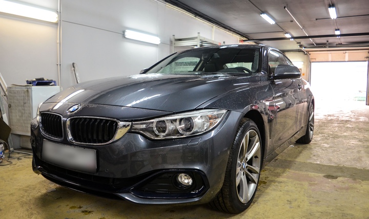 Шумоизоляция арок на BMW 420i xDrive — редкий экземпляр из Германии